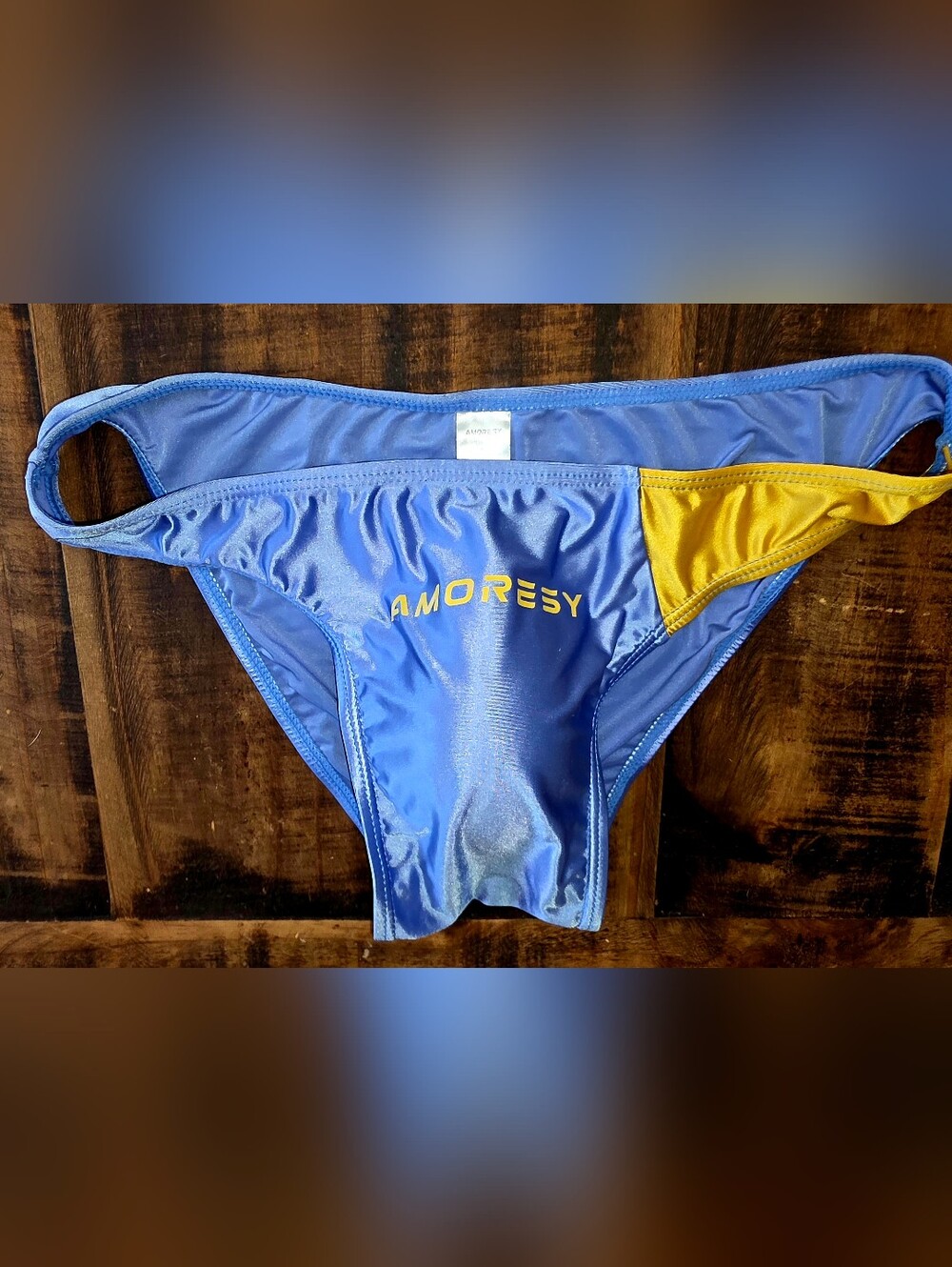 Blue and Gold Men’s Swim Trunks